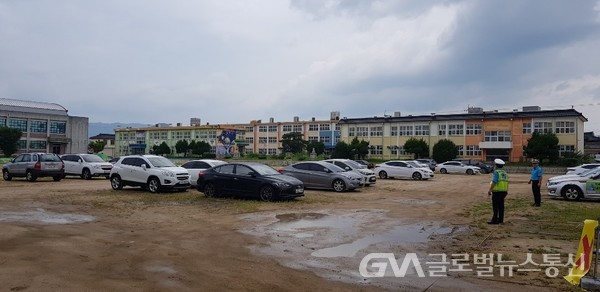 (사진제공:경주시)경주시, 구)황남초등학교 운동장 임시 주차장 개방