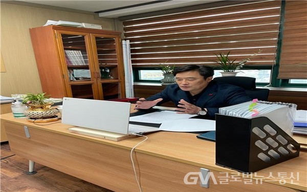 (사진제공:정동만의원실) 정동만 국회의원 온택트 신년인사회
