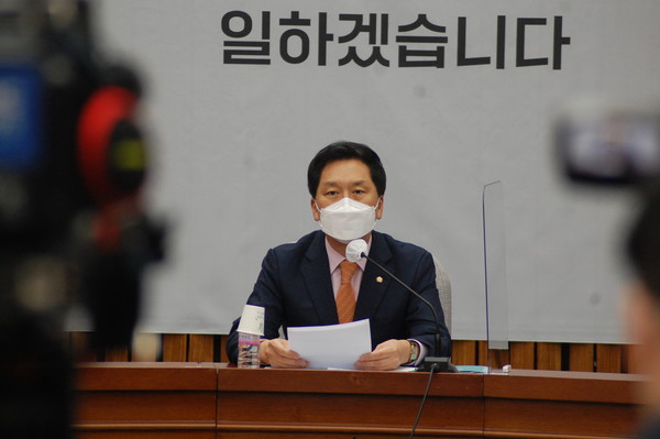 (사진:글로벌뉴스통신 윤일권 기자)김기현 당대표 권한대행