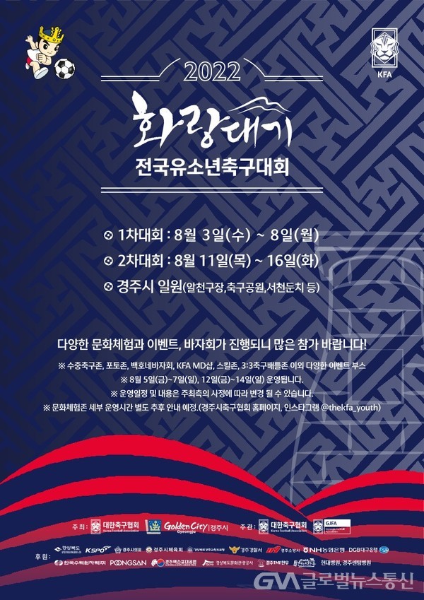(사진제공:경주시)화랑대기 전국 유소년축구대회’ 포스터