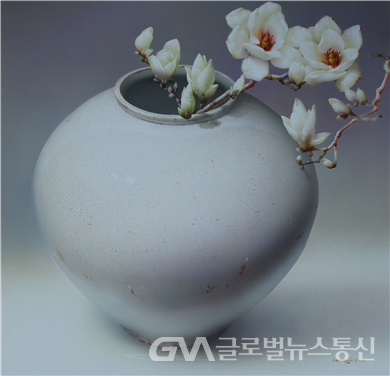 (사진제공:갤러리 ‘더원미술세계’)박철환, magnolia, acrylic on canvas, 130x130cm, 2022