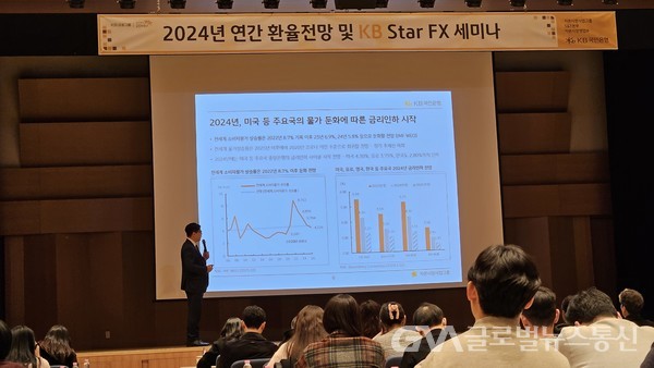 (사진제공:KB국민은행) ‘2024년 환율 전망 세미나’ 개최