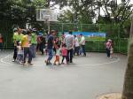 (사진:글로벌뉴스통신 권혁중) 2013년6월15일 안양시 만안구 석수3동 아이윌 어린이집이 학생들과 아빠,엄마들이 게임을 하고 있다.