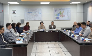 (사진제공안산시) 몽골 울란바토르市 상하수도청 대표단 하수처리 관련 문제점 및 개선 방향에 대한 의견교류