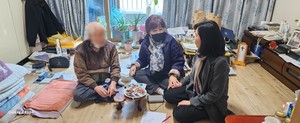 (사진제공:광명시)광명시 철산4동, 사회적 소외계층인 1인 노인가구 위한 돌봄사업 추진