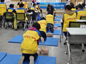 (사진제공:동래구)온천3동에서 찾아가는 심폐소생술 교육