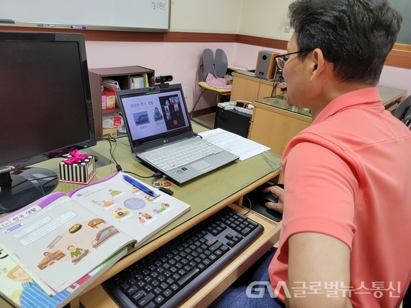 (사진제공:화성시) 창전동 비대면 한국어교실