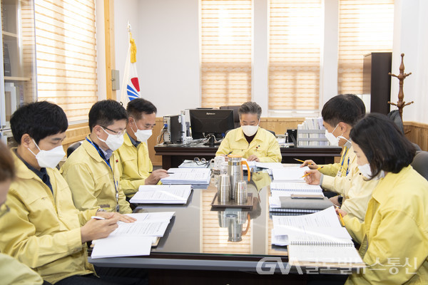 (사진제공:울릉군)울릉군 2021년도 주요업무계획 보고회 개최