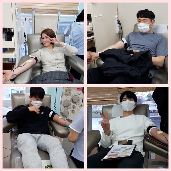(사진 : 인천시 남동구청) 헌혈 사진