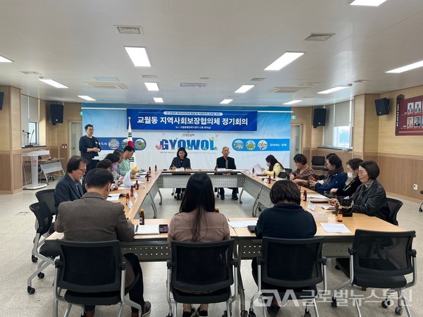 (사진제공:김제시 교월동)김제시 교월동 지역사회보장협의체, 3월 임시회의 개최