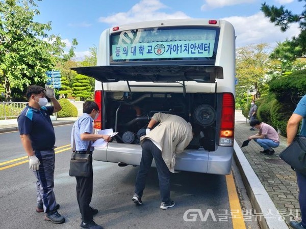 (사진제공:부산시) 시내버스 안전점검