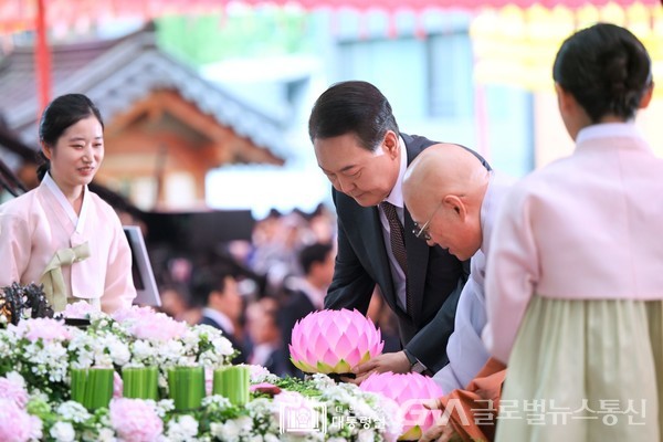 (사진제공:윤석열 대통령  ‘불기 2567년 부처님오신날 봉축법요식’ 참석