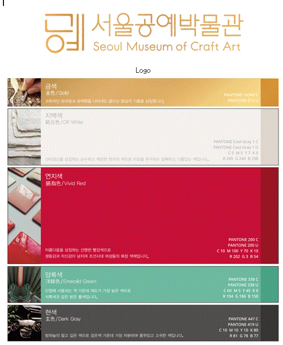(사진제공: 서울시)'서울공예박물관 박물관상징(MI : Museum Identity) 이미지