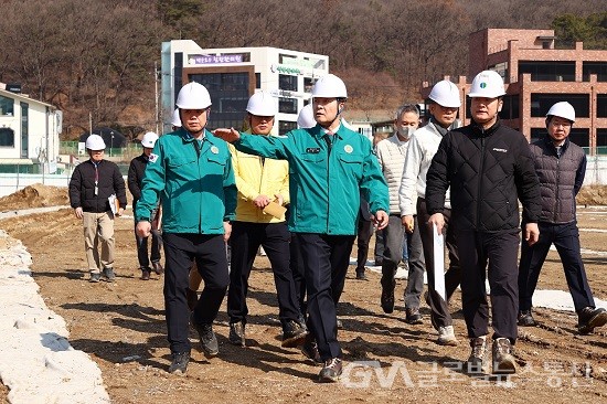 (사진제공:의왕시) 김성제 의왕시장, 해빙기 재난위험시설 안전점검 실시