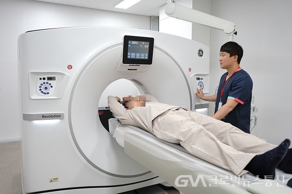 (사진제공:사상구) 폐암 무료검진 지원사업 흉부 CT 촬영